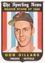 1959 Topps Baseball Cards      123     Don Dillard RS RC